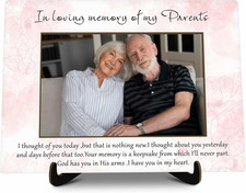 Memorial Picture Frame Gift, in Memory of Loved One Gifts, Memory Photo Frame fo