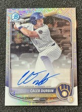 2025 Bowman - Chrome Prospect Mega Box Autographs Caleb Durbin #BMA-CDU (AU, RC)