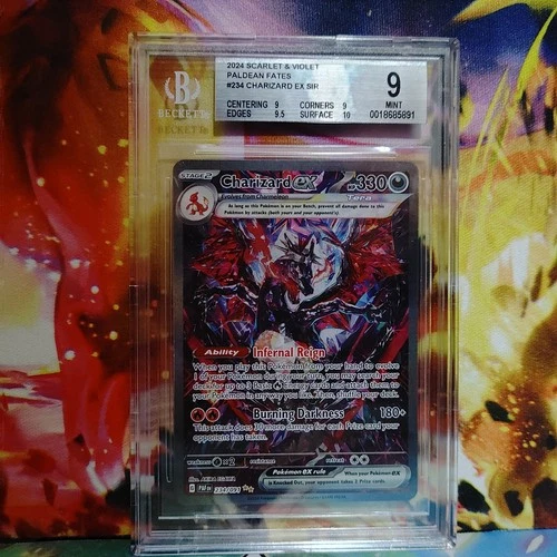 Paldean Fates Charizard Ex 234/091 BGS 9 Mint