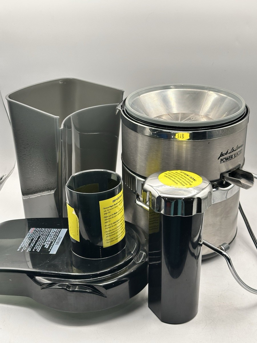 Jack LaLanne's Power Juicer Model E-1188 Preowned Minimal Use
