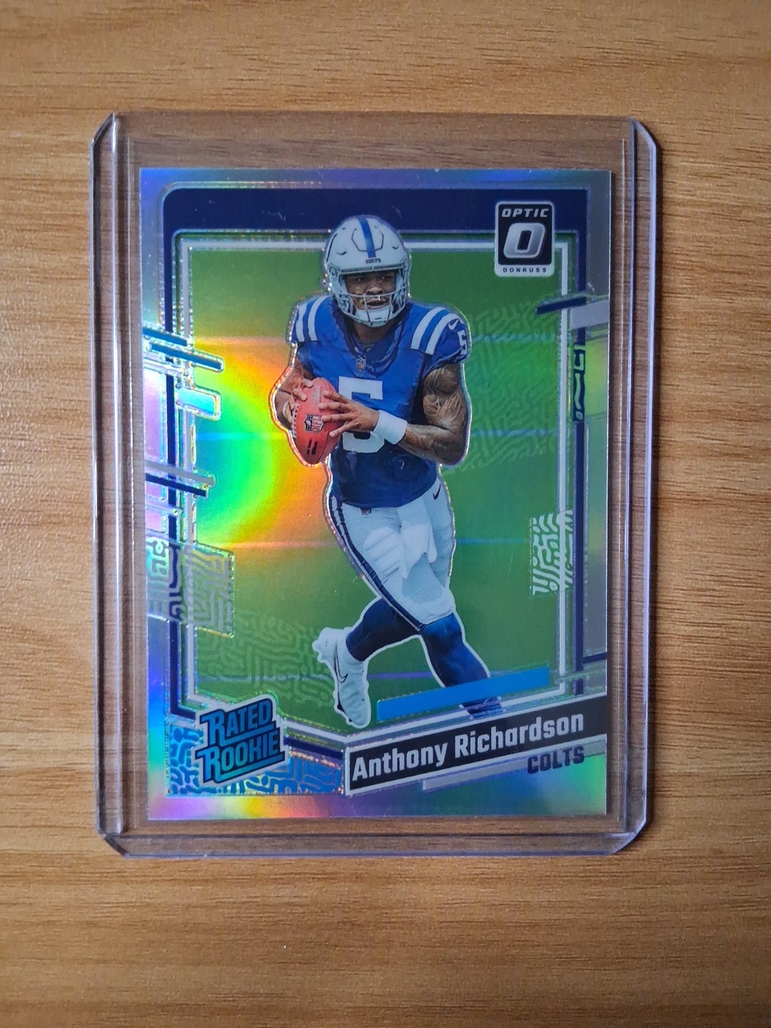 2023 Panini Donruss Optic - Rated Rookie Holo Prizm #247 Anthony Richardson (RC)