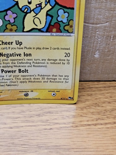Minun 4/17 Pop Series 3 Rare Holo Pokémon Card TCG - Picture 6 of 14