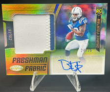 2018 Panini Certified Daurice Fountain RC Patch Auto #238 Gold SP /25 Colts