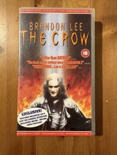 The Crow VHS Video Tape Brandon Lee PAL