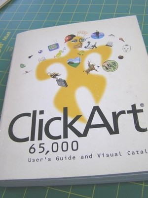 Click Art Manual and 5 CDs  65,000 designs  Software  #1710