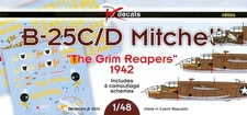 DK Decals 1/48 B-25C/D MITCHELL Bomber "THE GRIM REAPERS" 1942