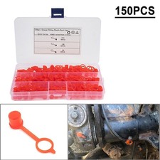 150x Brake Bleeder Screw Caps Grease Zerk Fitting Cap Rubber Dust Cover