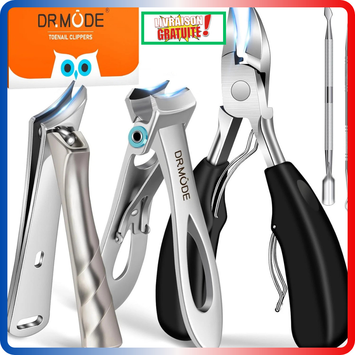 Kit coupe-ongles pour couper les ongles durs et redresser un ongle incarne
