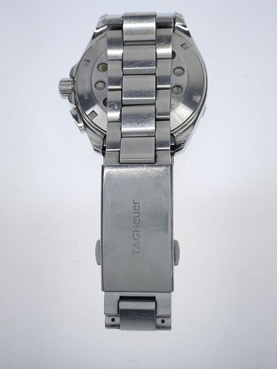 TAGHeuer Aquaracer 300M Alarm QZ SS 41mm Digital Stainless WHT SLV SS image 5
