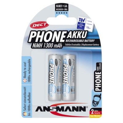 Ansmann Super Power NiMH-Akku Batterie AA mit 1300 mAh