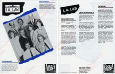 LA LAW Press Photo 8.5X11 Jimmy Smits Harry Hamlin 