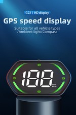 Gps Car Hud Digital Speedometer Overspeed Alarm Universal For All Vehicles