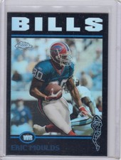 2004 Eric Moulds Topps Chrome BLACK REFRACTOR Parallel /100 - #7 Bills