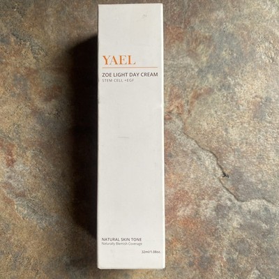 New Sealed Yael Zoe Light Day Cream Stem Cell + EGF - Natural Skin Tone 1.08 oz