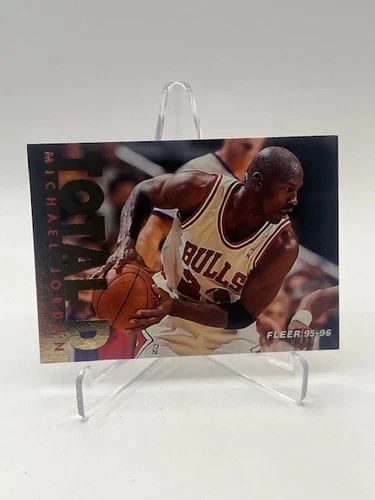 1995-96 FLEER MICHAEL JORDAN TOTAL D #3 HOF BULLS