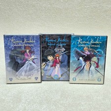 Lot of 3 RUROUNI KENSHIN Wandering Samurai DVDs Anime Sealed