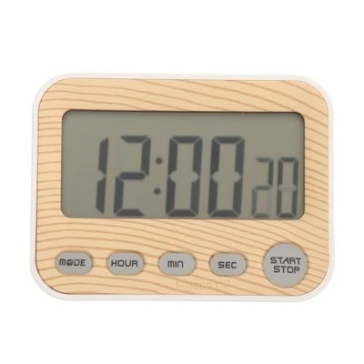 Kitchen Timer, Original Woodgrain Digital Timer Accurate User Friendly 