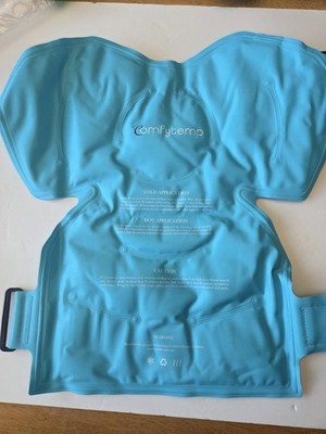Comfytemp Hot Cold Gel Pack Microwaveable Adjustable Strap Pain Relief Blue