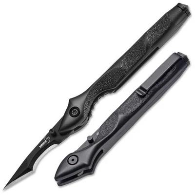 BÖKER PLUS Urban Survival EDC Taschenmesser 440C Metallgriff Schwarz 01BO047 - Bild 1 von 4