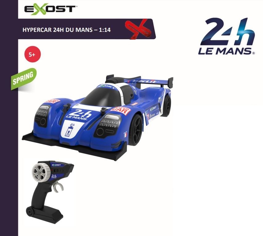 Hypercar 24H Du Mans Exost voiture télécommandée de course endurance 1/14