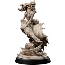 Mermaid 01  | Resin Miniature | 3D Printed D&D Figure | Tabletop RPG Mini