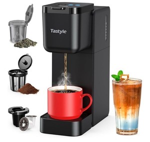 Tastyle Personal Coffee Maker – Brews Hot Coffee, Iced Coffee & Tea in Minutes