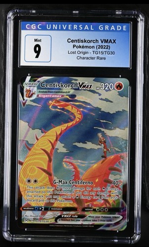Centiskorch VMAX graded CGC 9 for sale on eBay