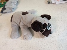 Vintage 1986 Minnetonka Tonka POUND PUPPIES Gray Spotted Puppy 7.5" Long