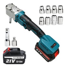 Cordless Electric Right Angle Impact Wrench 12 500 Nm High Torque 2 Battery Cordless Electric Right Angle Impact Wrench 12 500 Nm High Torque 2 Battery