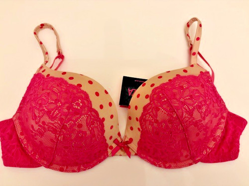 Bnwt La Senza Triple Gel Satin Lace Bra 32 34 36 38 A B C D DD Nude Pink