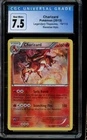CGC 7.5 NEAR MINT+ Pokemon Charizard Legendary Treasures Reverse Holo 19/113