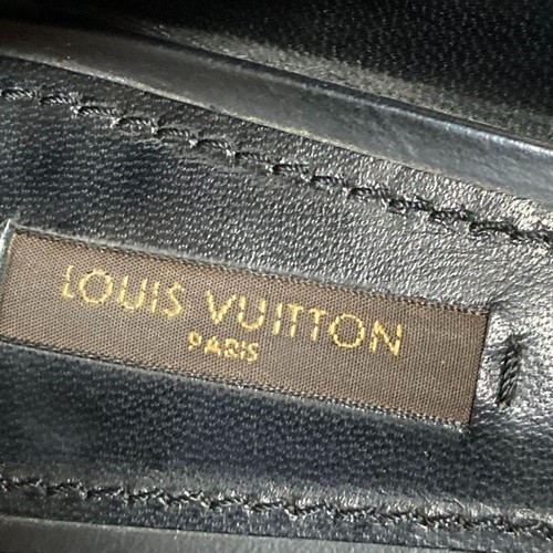 Escarpins cuir LOUIS VUITTON logo LV métal rose clair femme taille EU36/US5 - Photo 11/12