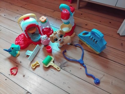 Hasbro Play Doh Konvolut Pizza Ofen Küchenmaschine T Rex Schwein Hund Tierpflege