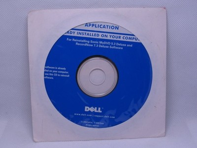 Dell Sonic MyDVD 5.3 Deluxe RecordNow 7.3 CD 2004 Software Canada
