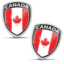 Canada Flag 3D Silicone Gel Sticker – EU Made | F 143