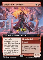 Emeritus of Conflict (Foil) #113 Secrets of Strixhaven MTG