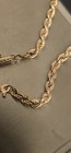 10K 417 Yellow Gold Twist Rope Necklace 17.5in 4.4 Grams NICE!!!!!! — photo 4