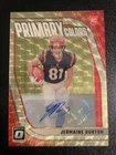 2025 Panini Jermaine Burton Rookie Phenom Jersey Autographs (Raw)