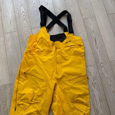 Burton ak457 GORE-TEX PRO Yellow GUIDE High-top Snowboard Ski Bib