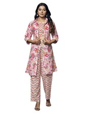 GRECIILOOKS Co Ord Set For Women stylish  Ethnic Anarkali Printed Kurta set ...
