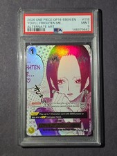 You'll Frighten Me Alt Art 2026 OP OP14-118 The Azure Sea's Seven Foil PSA 9 