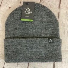 Alpine Design ADM14679 Adult 100 Acrylic CORE Beanie Charcoal Grey OSFA