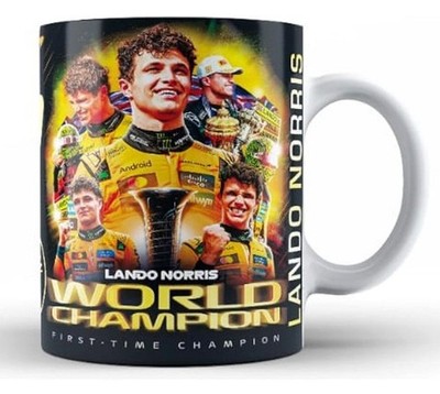 LANDO NORRIS - LN4 - RACING - F 1 - CERAMIC CUP - MUG - (III) - Argentina -