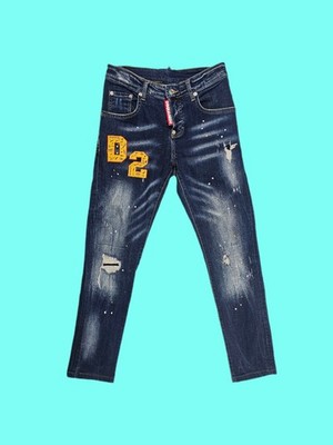 Dsquared2 Jeans Slim Jean 42 W28  Stretch Blue Washed Italy Original *TOP*