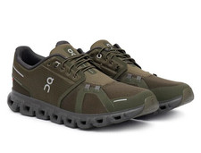 On Running Cloud 6 Olive Eclipse Mens Green Sports Sneaker 3MF10070656