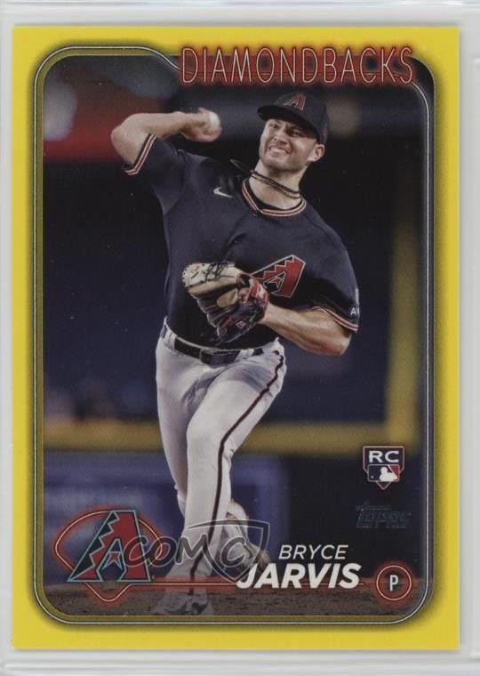 2024 Topps Series 2 Yellow Bryce Jarvis #363 Rookie RC