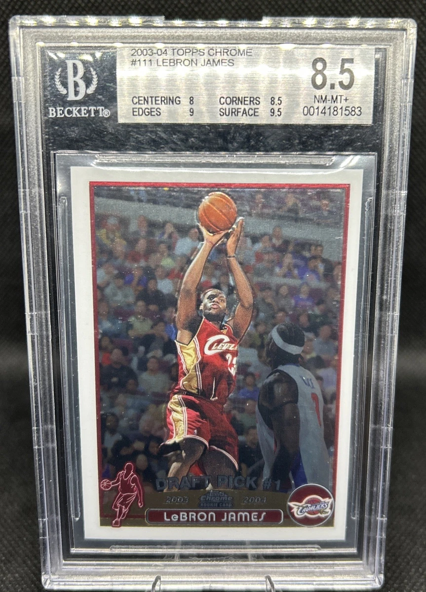 LeBron James 8.5 Graded Basketball Rookie Sports Trading Cards