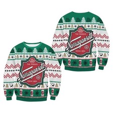 The Famous Narragansett Beer Ugly Christmas Sweater