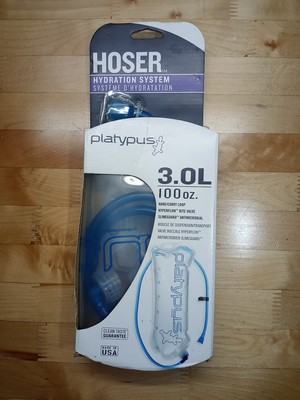 PLATYPUS Hoser Hydration System 3L / 100 oz. Clean Taste - Made In USA NEW