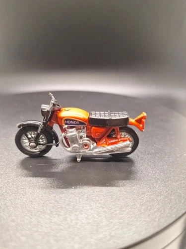 Vintage 1974 Lesney Matchbox No. 18 HONDA HONDARORA Motorcycle Red VG+